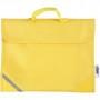 School bag, yellow, D: 9 cm, size 36x29 cm, 1 pc.