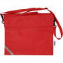 School Bag, red, depth 6 cm, size 36x31 cm, 1 pc