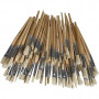Nature Line Brushes, L: 19,5-23 cm, W: 4-17 mm, flat,round, 80 pc/ 80 pack