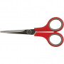 Children's scissors, black, L: 14 cm, Right- and left-handed, 12 pcs./ 1 pk.