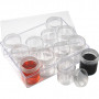 Storage Containers, H: 47 mm, D: 37 mm, 12 pcs
