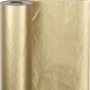 Wrapping Paper, gold, W: 50 cm, 60 g, 100 m/ 1 roll