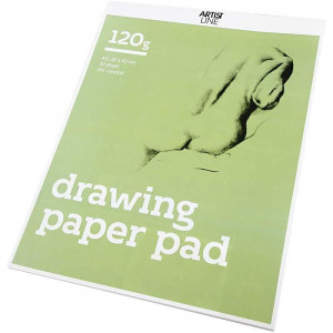 Drawing paper, A4, 210x297 mm, 130 g, white, 250 sheet/ 1 pack