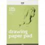 Drawing pad, white, A3, 297x420 mm, 120 g, 30 sheet/ 1 pack