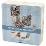 Construction Pieces, white, size 9,3x9,3 cm, 200 pc/ 1 pack