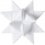 Paper Star Strips White 45cm 10mm Diameter 4.5cm - 500 pcs
