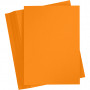 Card, orange, A4, 210x297 mm, 180 g, 100 sheet/ 1 pack
