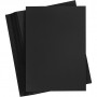 Card, A4 210x297 mm, 180 g, 100 sheets, coal black
