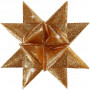 Star Strips, W: 25+40 mm, D: 11.5+18.5 cm, 16 strips, gold glitter