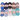 Järbo Minibomull Yarn Pack 09 Shades of Blue and Gray 10g - 10 stk