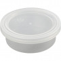 Plastic Tub with Lid, H: 24 mm, dia. 68 mm, 45 ml, 20 pc/ 1 pack