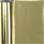 Wrapping Paper, gold, W: 50 cm, 65 g, 100 m/ 1 roll