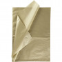 Tissue paper, gold, 50x70 cm, 17 g, 25 sheet/ 1 pack