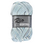 Lammy Rio Yarn Print 622 White/Grey/Blue 50 g