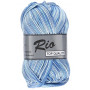 Lammy Rio Yarn Print 623 White/Blue 50 g