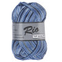 Lammy Rio Yarn Print 624 Black/Blue/Lavender 50 g