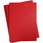 Cardboard, Christmas red, A2, 420x594 mm, 180 g, 100 sheets/ 1 pk.