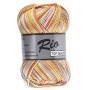 Lammy Rio Yarn Print 634 Yellow/Orange/Pink 50 g