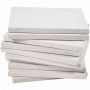 Stretched Canvas, white, size 21x29,7 cm, D: 1,6 cm, A4, 280 g, 40 pc/ 1 pack
