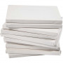 Stretched Canvas, white, size 18x24 cm, D: 1,6 cm, 280 g, 40 pc/ 1 pack