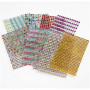 Rhinestones, assorted colours, D 4-6 mm, 16x9,5 cm, 10 sheet/ 1 pack