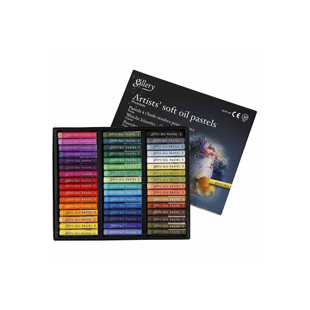 asstd colours 48asstd Gallery Oil Pastel Premium Set L: 7 mm thickness 10 mm 