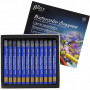 Watercolor Crayons, ultra marine blue (339), L: 9,3 cm, 12 pc/ 1 pack