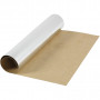 Faux Leather Paper, silver, W: 49 cm, one coloured,foil, 350 g, 1 m/ 1 roll