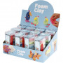 Foam Clay®, glitter colours, metallic colours, 12 set/ 1 pack