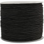 Elastic Beading Cord, thickness 1 mm, 250 m, black