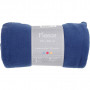 Fleece, L: 125cm, W: 150cm, 1 pc, blue, 200g/m2