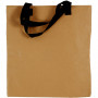 Shopping bag, size 35x38 cm, 1 pc, light brown