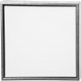 ArtistLine Canvas with frame, antique silver, white, size 44x44 cm, D: 3 cm, 360 g, 1 pc