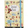Sticker Book, size 11.5x17cm, thickness 1.5cm, 80 pages