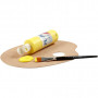 Plus Color Craft Paint, primary yellow, 250 ml/ 1 bottle