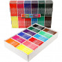 Colortime Markers, standard colours, line 5 mm, 12x24 pc/ 1 pack