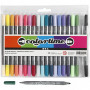 Colortime Double Marker, line width: 2.3+3.6 mm, 20 pcs, additional colours