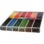 Colortime Colour Pencils, assorted colours, L: 17,45 cm, lead 5 mm, JUMBO, 12 pc/ 12 pack