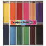 Colortime Colouring Pencils, assorted colours, L: 17,45 cm, lead 3 mm, 24 pc/ 12 pack