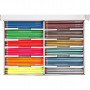 Colortime Colouring Pencils, metallic colours, neon colours, L: 17,45 cm, lead 3 mm, 144 pc/ 1 pack