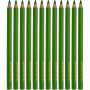 Colortime Colour Pencils, light green, L: 17,45 cm, lead 5 mm, JUMBO, 12 pc/ 1 pack