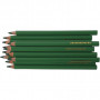 Colortime Colour Pencils, green, L: 17,45 cm, lead 5 mm, JUMBO, 12 pc/ 1 pack