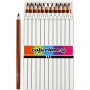 Colortime Colour Pencils, brown, L: 17,45 cm, lead 5 mm, JUMBO, 12 pc/ 1 pack