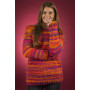 Mayflower Easy Knit Women Sweater with Round neck - Knitted Jumper Pattern Sizes S - XXXL