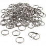 Key rings, dia. 15 mm, 100 pc/ 100 pack