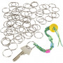 Key Chain, D: 25 mm, 100 pcs