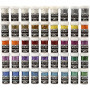 Glitter, assorted colours, 46x20 g/ 1 pack