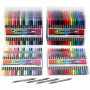 Colortime Double Marker, line width: 2.3+3.6 mm, 24 packs, standard colours, additional colours