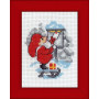 Permin Embroidery Kit Picture Elf With Post 6x8cm