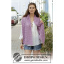 French Lavender by DROPS Design - Stola Crochet pattern 157x36 cm.